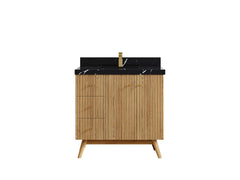 Pasadena White Oak 36 in. W x 22 in. D Center Sink Bathroom Vanity - photo 8