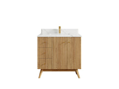 Pasadena White Oak 36 in. W x 22 in. D Center Sink Bathroom Vanity - photo 22