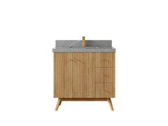 Pasadena White Oak 36 in. W x 22 in. D Center Sink Bathroom Vanity - photo 34