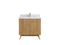 Pasadena White Oak 36 in. W x 22 in. D Center Sink Bathroom Vanity - photo 16