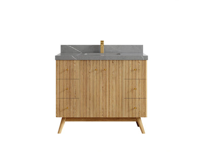 Pasadena White Oak 42 in. W x 22 in. D Single Sink Bathroom Vanity - Willow Bath and Vanity