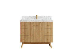 Pasadena White Oak 42 in. W x 22 in. D Single Sink Bathroom Vanity - photo 20