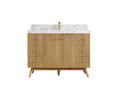 Pasadena White Oak 48 in. W x 22 in. D Single Sink Bathroom Vanity - photo 20