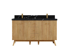 Pasadena White Oak 60 in. W x 22 in. D Double Sink Bathroom Vanity - photo 10