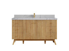 Pasadena White Oak 60 in. W x 22 in. D Single Sink Bathroom Vanity - photo 42