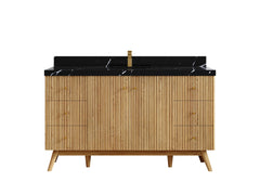 Pasadena White Oak 60 in. W x 22 in. D Single Sink Bathroom Vanity - photo 10
