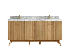 Pasadena White Oak 72 in. W x 22 in. D Double Sink Bathroom Vanity - photo 20