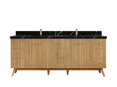 Pasadena White Oak 84 in. W x 22 in. D Double Sink Bathroom Vanity - photo 10