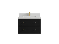 Roswell Floating 30 in. W x 22 in. D Single Sink Bathroom Vanity - photo 13