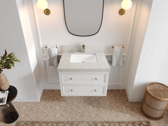 Roswell Floating 30 in. W x 22 in. D Single Sink Bathroom Vanity - photo 32