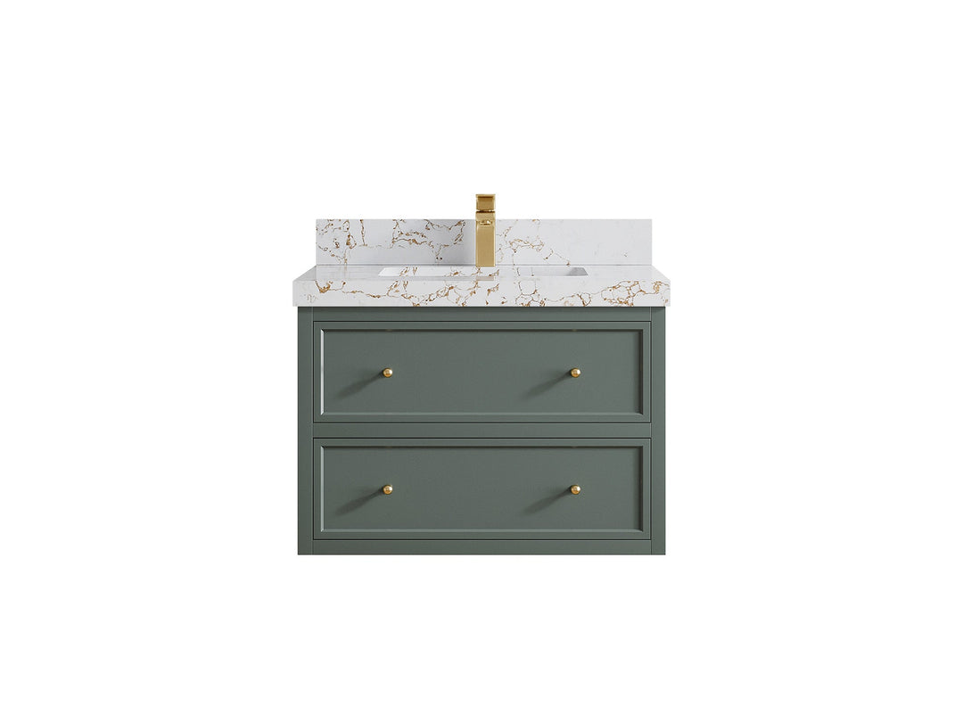 Roswell Floating 30 in. W x 22 in. D Single Sink Bathroom Vanity - Willow Bath and Vanity