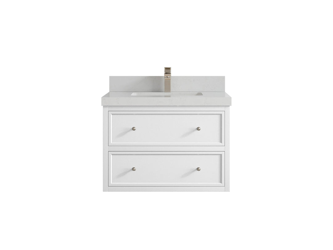 Roswell Floating 30 in. W x 22 in. D Single Sink Bathroom Vanity - Willow Bath and Vanity
