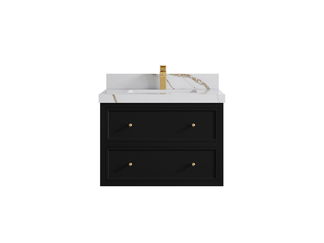 Roswell Floating 30 in. W x 22 in. D Single Sink Bathroom Vanity - Willow Bath and Vanity