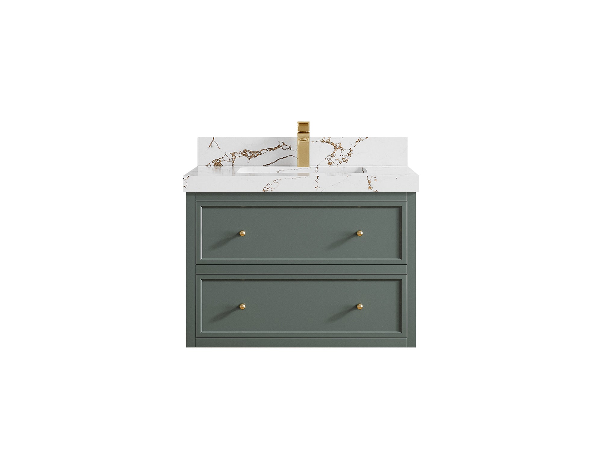 Roswell Floating 30 in. W x 22 in. D Single Sink Bathroom Vanity - Willow Bath and Vanity