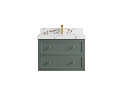 Roswell Floating 30 in. W x 22 in. D Single Sink Bathroom Vanity - Willow Bath and Vanity