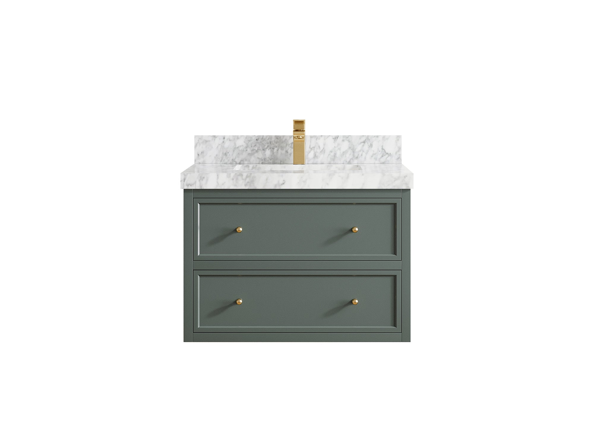 Roswell Floating 30 in. W x 22 in. D Single Sink Bathroom Vanity - Willow Bath and Vanity