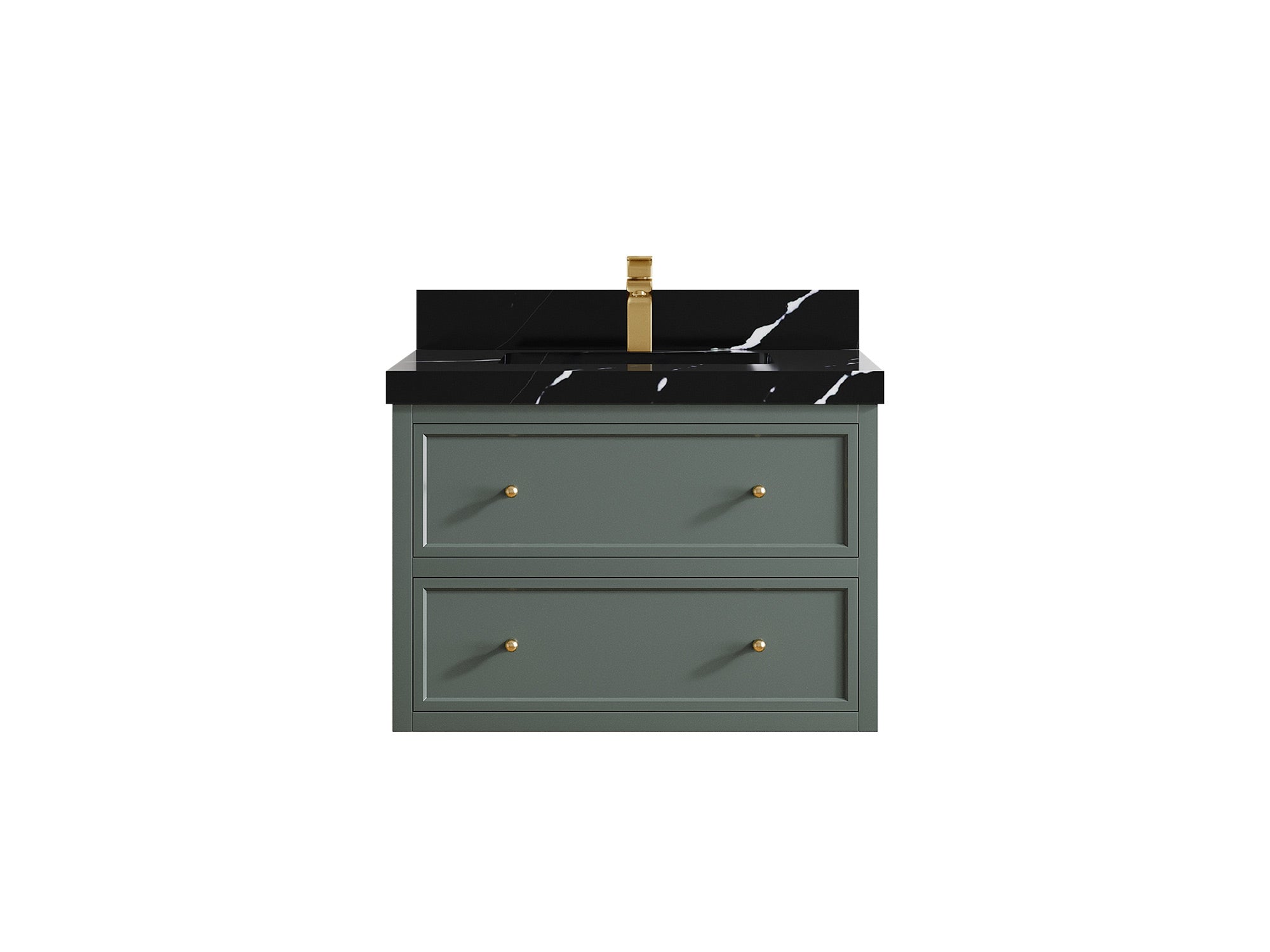 Roswell Floating 30 in. W x 22 in. D Single Sink Bathroom Vanity - Willow Bath and Vanity