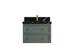 Roswell Floating 30 in. W x 22 in. D Single Sink Bathroom Vanity - photo 9