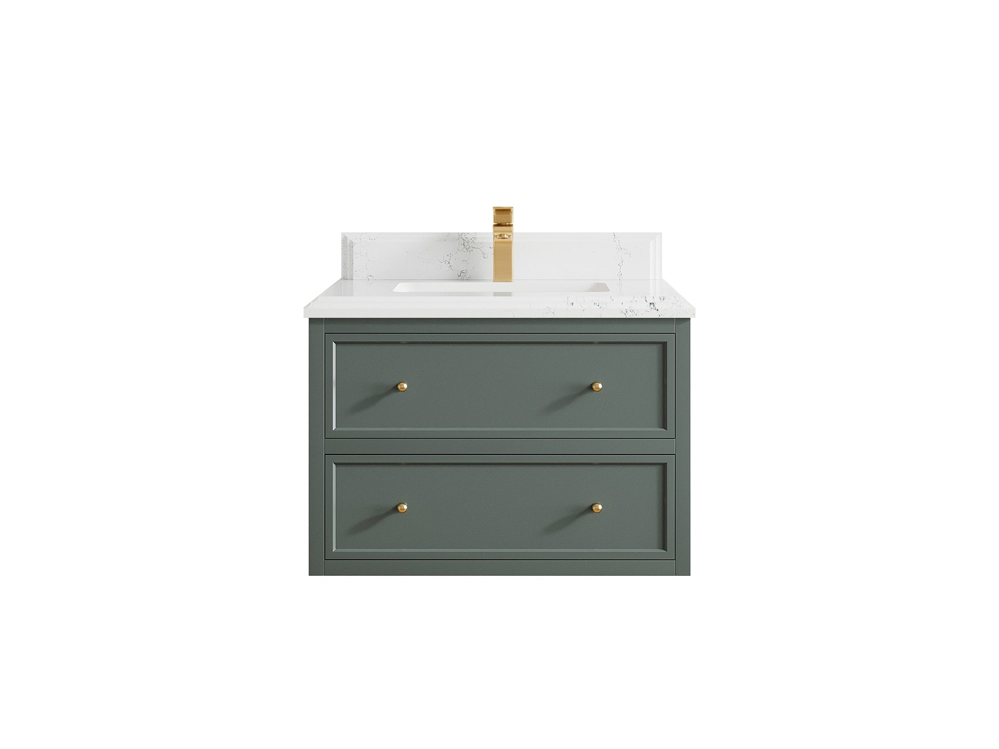 Roswell Floating 30 in. W x 22 in. D Single Sink Bathroom Vanity - Willow Bath and Vanity