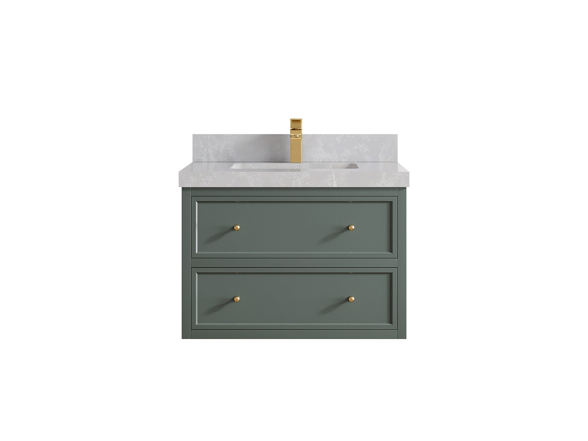 Roswell Floating 30 in. W x 22 in. D Single Sink Bathroom Vanity - Willow Bath and Vanity
