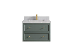 Roswell Floating 30 in. W x 22 in. D Single Sink Bathroom Vanity - photo 31