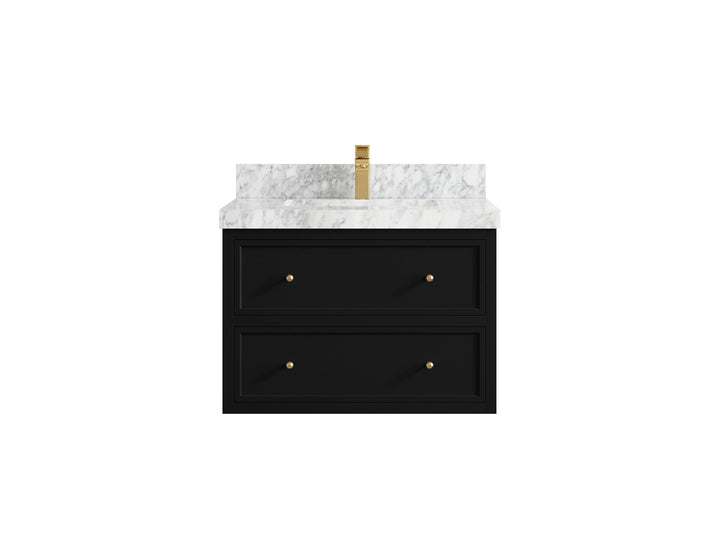 Roswell Floating 30 in. W x 22 in. D Single Sink Bathroom Vanity - photo 11