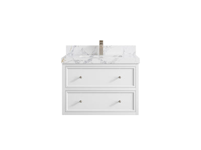 Roswell Floating 30 in. W x 22 in. D Single Sink Bathroom Vanity - Willow Bath and Vanity