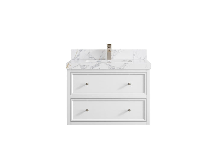 Roswell Floating 30 in. W x 22 in. D Single Sink Bathroom Vanity - photo 21