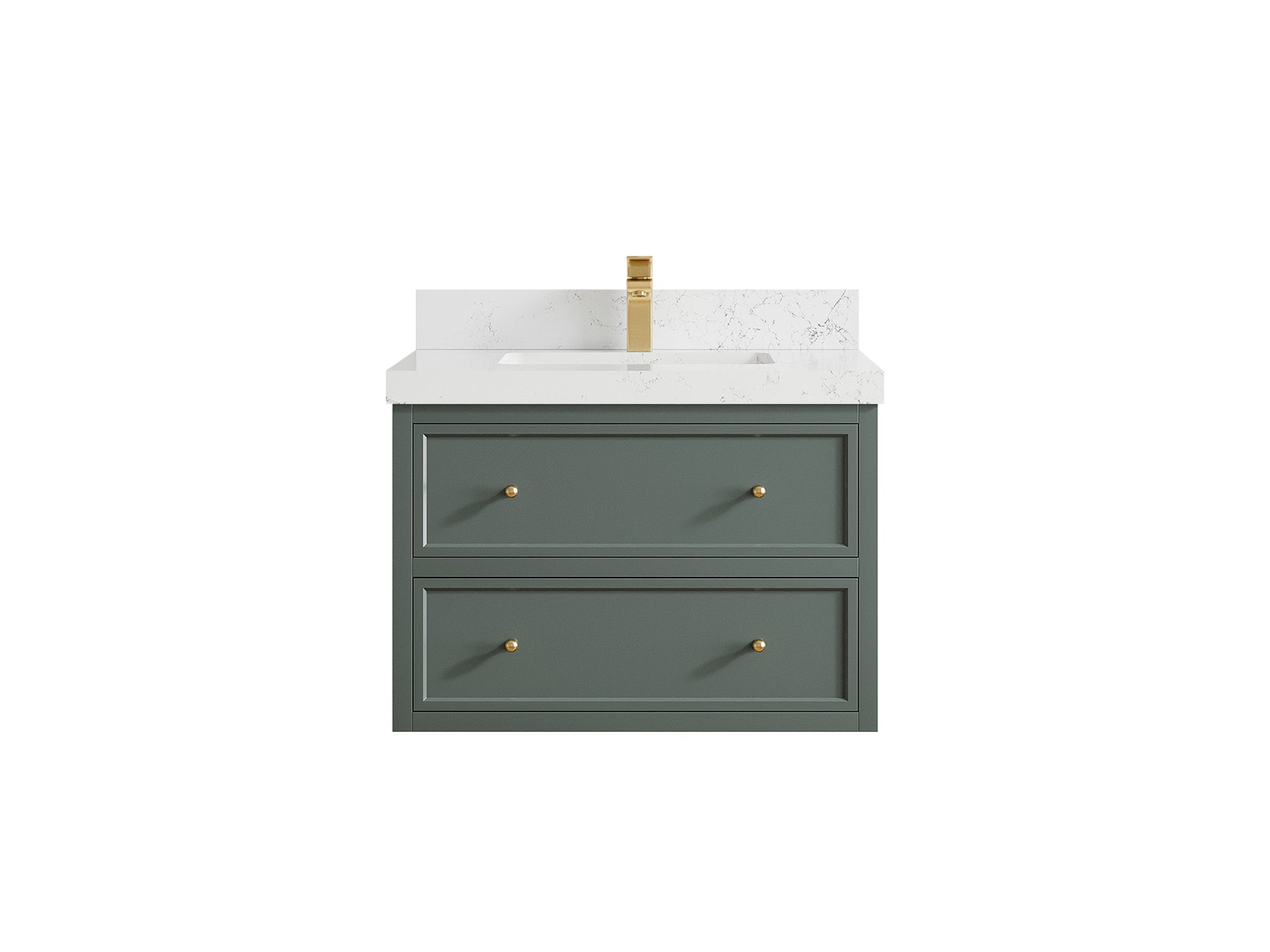 Roswell Floating 30 in. W x 22 in. D Single Sink Bathroom Vanity - Willow Bath and Vanity