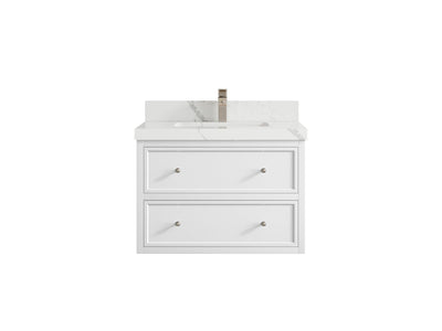 Roswell Floating 30 in. W x 22 in. D Single Sink Bathroom Vanity - Willow Bath and Vanity