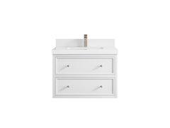 Roswell Floating 30 in. W x 22 in. D Single Sink Bathroom Vanity - photo 45