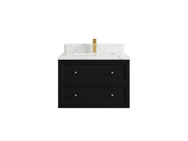 Roswell Floating 30 in. W x 22 in. D Single Sink Bathroom Vanity - photo 25