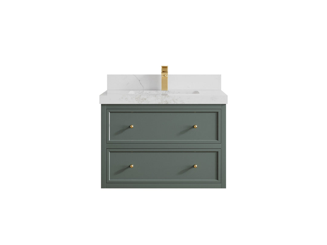 Roswell Floating 30 in. W x 22 in. D Single Sink Bathroom Vanity - Willow Bath and Vanity