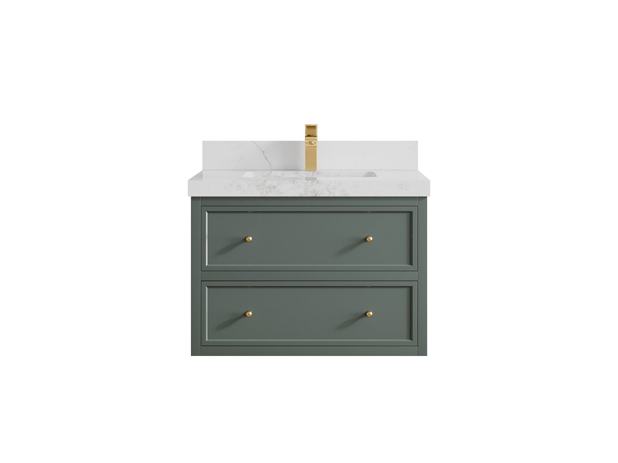 Roswell Floating 30 in. W x 22 in. D Single Sink Bathroom Vanity - Willow Bath and Vanity