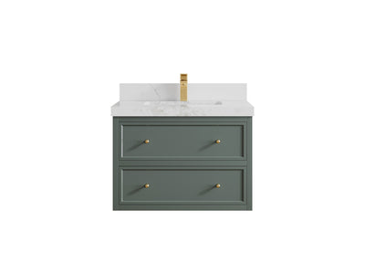 Roswell Floating 30 in. W x 22 in. D Single Sink Bathroom Vanity - Willow Bath and Vanity