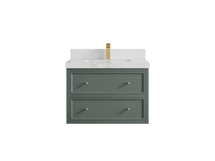 Roswell Floating 30 in. W x 22 in. D Single Sink Bathroom Vanity - photo 19