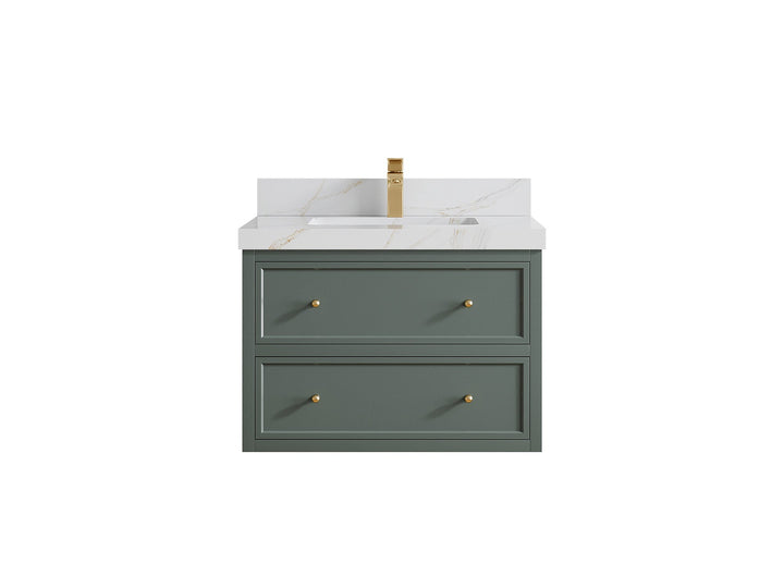 Roswell Floating 30 in. W x 22 in. D Single Sink Bathroom Vanity - photo 21
