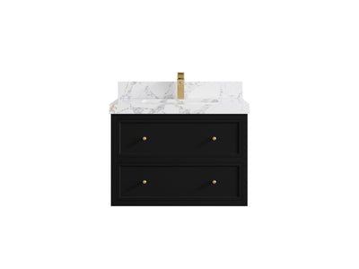 Roswell Floating 30 in. W x 22 in. D Single Sink Bathroom Vanity - Willow Bath and Vanity