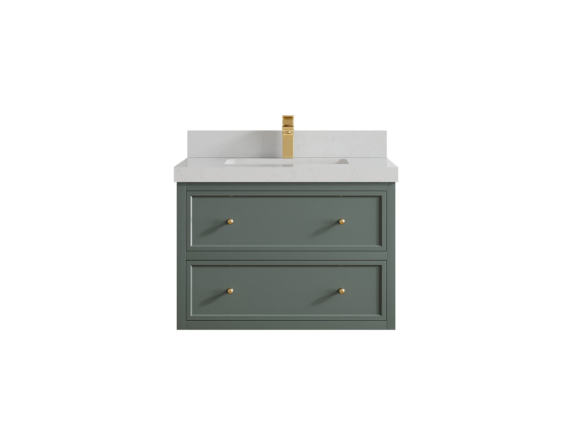 Roswell Floating 30 in. W x 22 in. D Single Sink Bathroom Vanity - Willow Bath and Vanity