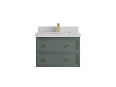 Roswell Floating 30 in. W x 22 in. D Single Sink Bathroom Vanity - photo 13