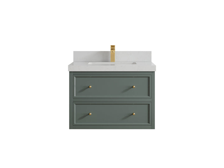 Roswell Floating 30 in. W x 22 in. D Single Sink Bathroom Vanity - photo 13
