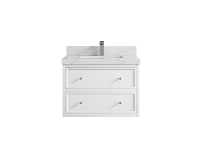 Roswell Floating 30 in. W x 22 in. D Single Sink Bathroom Vanity - Willow Bath and Vanity