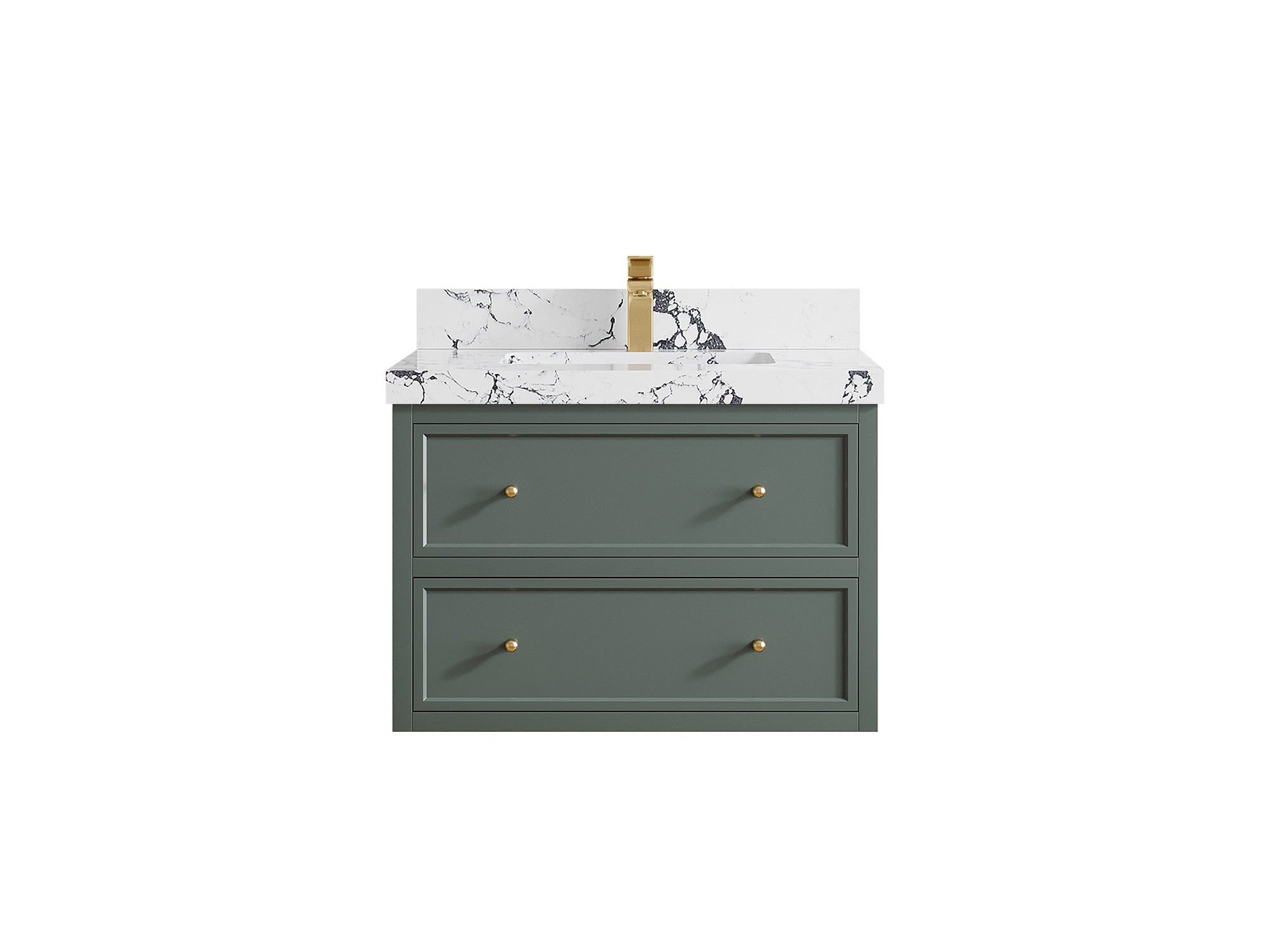 Roswell Floating 30 in. W x 22 in. D Single Sink Bathroom Vanity - Willow Bath and Vanity