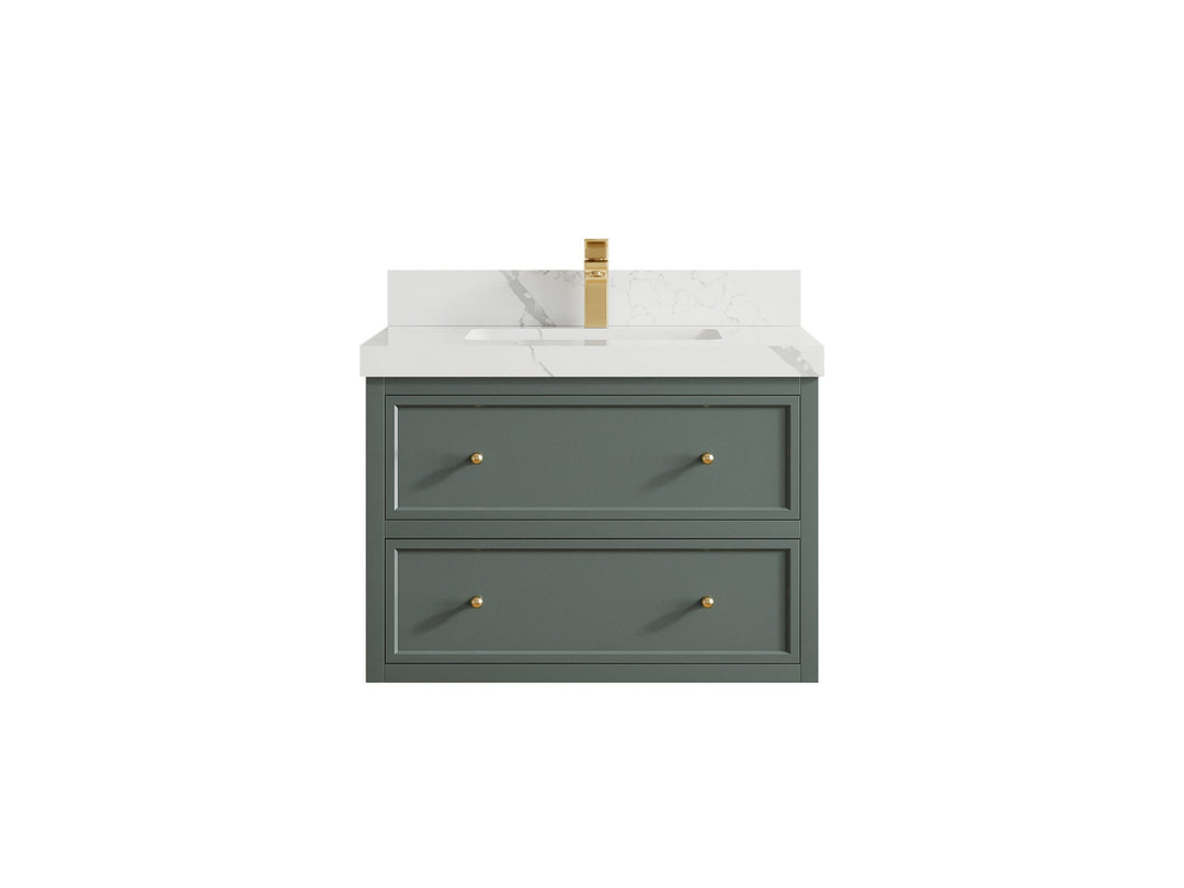Roswell Floating 30 in. W x 22 in. D Single Sink Bathroom Vanity - Willow Bath and Vanity