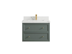 Roswell Floating 30 in. W x 22 in. D Single Sink Bathroom Vanity - photo 17