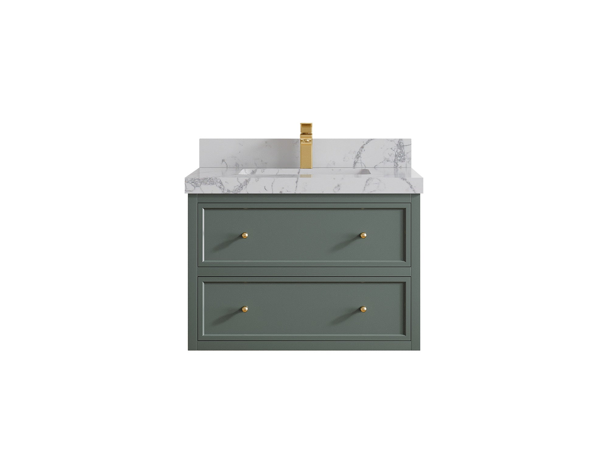 Roswell Floating 30 in. W x 22 in. D Single Sink Bathroom Vanity - Willow Bath and Vanity