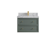 Roswell Floating 30 in. W x 22 in. D Single Sink Bathroom Vanity - photo 41