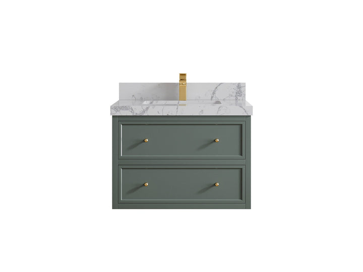Roswell Floating 30 in. W x 22 in. D Single Sink Bathroom Vanity - photo 41