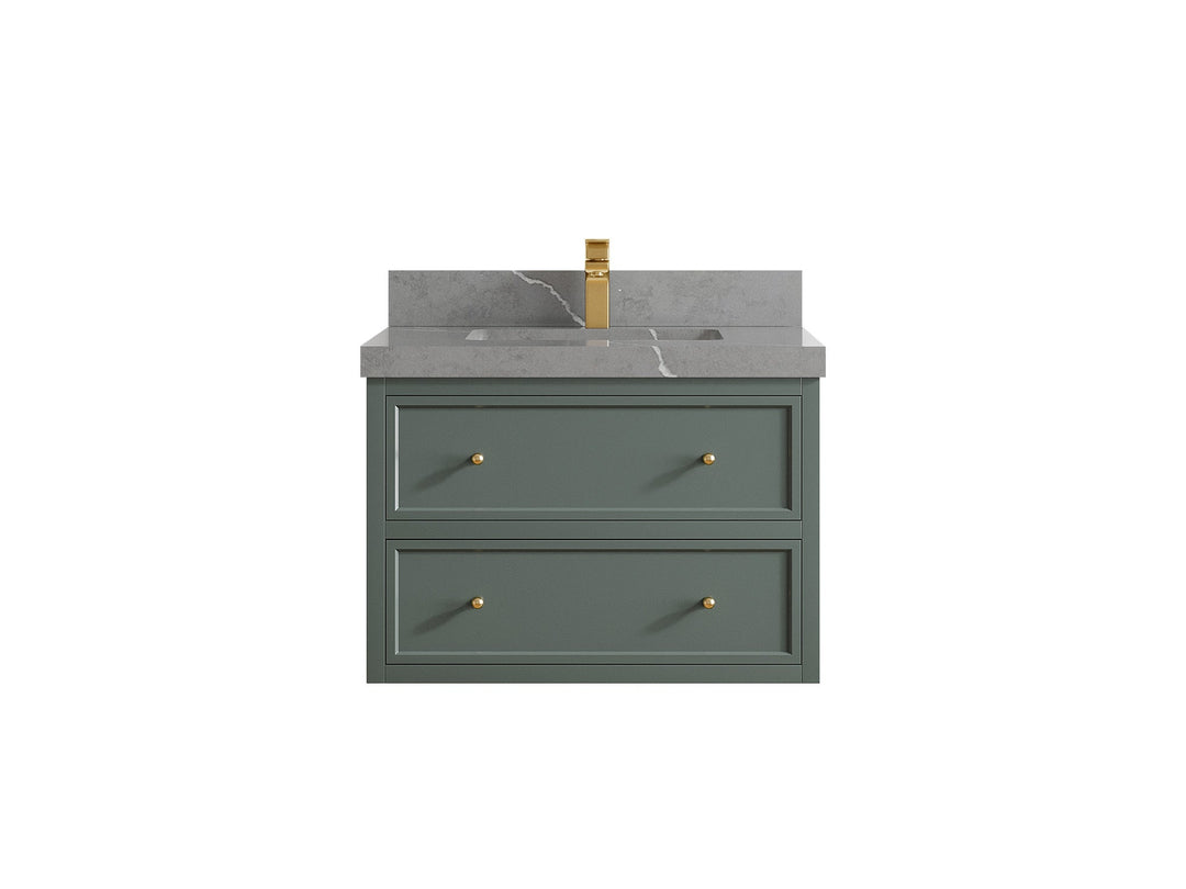 Roswell Floating 30 in. W x 22 in. D Single Sink Bathroom Vanity - Willow Bath and Vanity