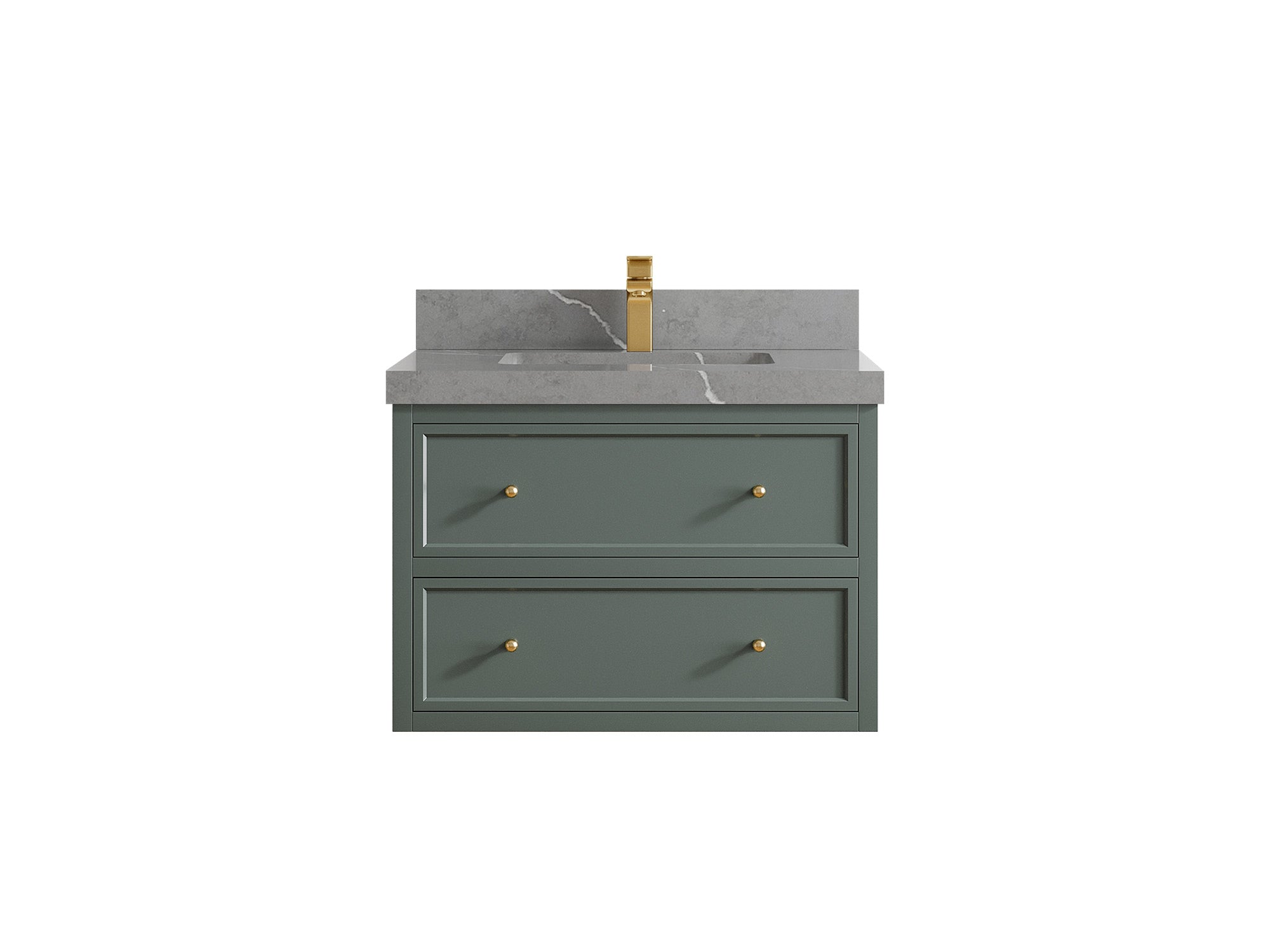 Roswell Floating 30 in. W x 22 in. D Single Sink Bathroom Vanity - Willow Bath and Vanity